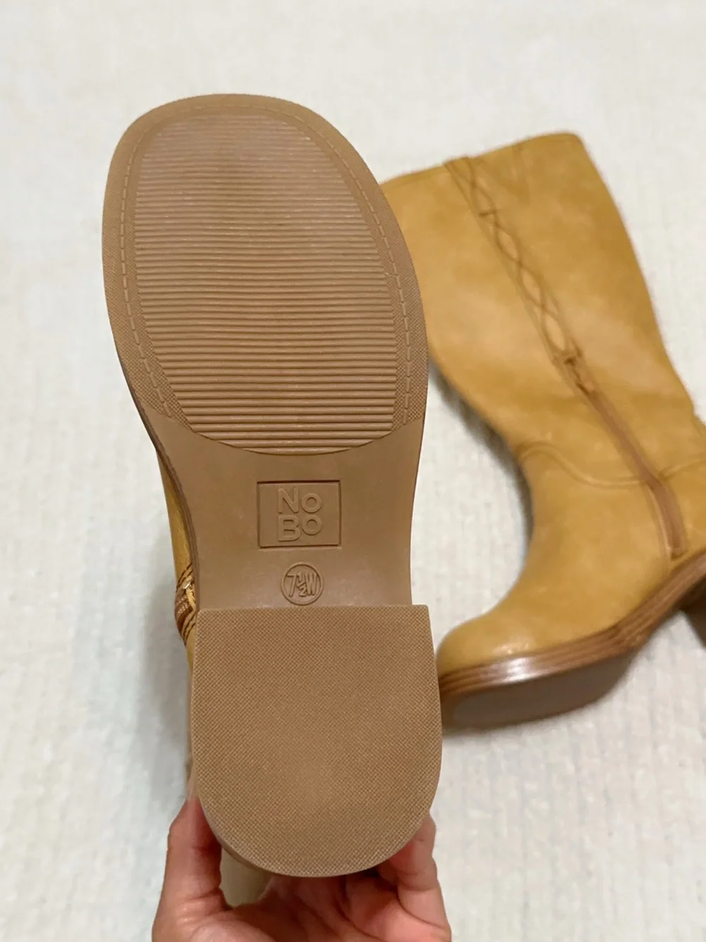 No Boundaries Women’s Tall Riding Boots Wide Width Casual Style Color Honey 🍯